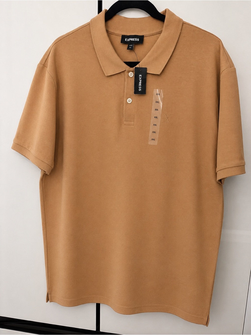 Express Polo Shirt in Camel Brown